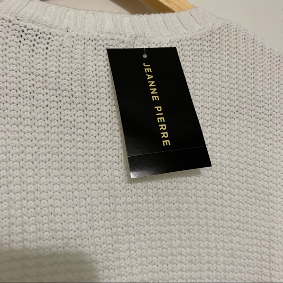 Jeanne Pierre Knit Sweater Sz Large NWT - Picture 7 of 13